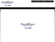 Tablet Screenshot of horsestarshalloffame.org